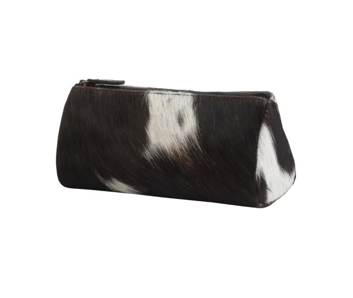 Myra Brown and White Multi Pouch