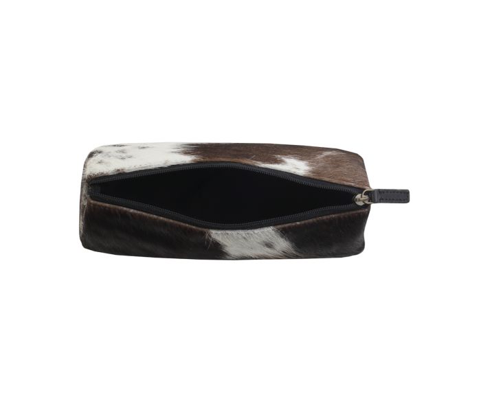 Myra Brown and White Multi Pouch