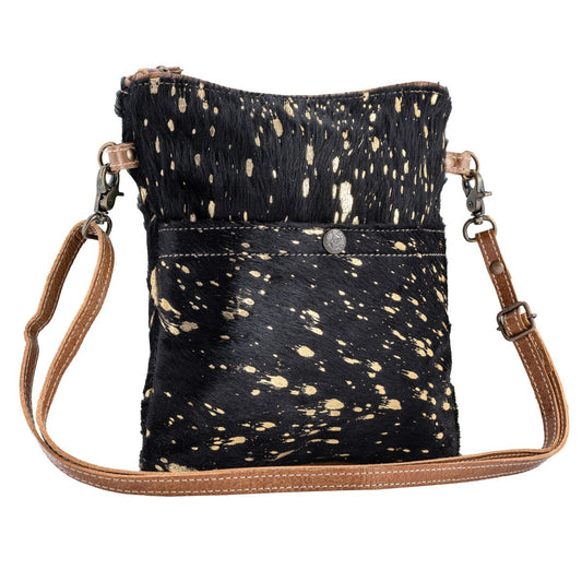 Bhrayna Glitzy Gold Crossbody