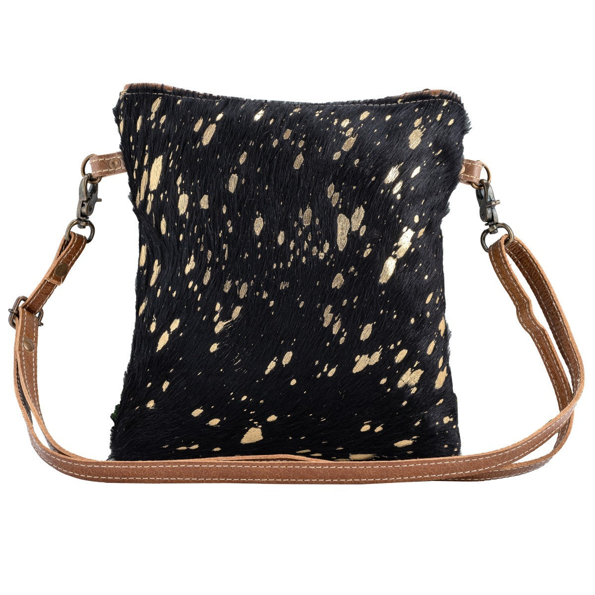 Bhrayna Glitzy Gold Crossbody