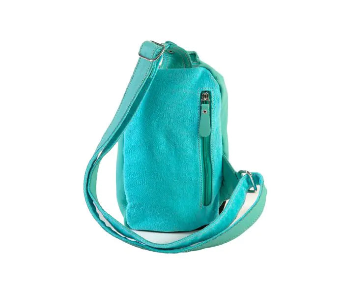 Myra Robnette Ranch Fanny-Pack Bag - Turquoise