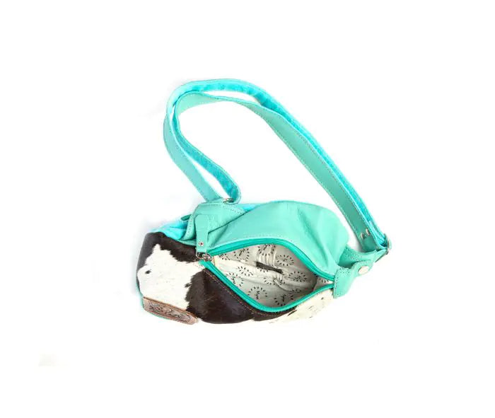 Myra Robnette Ranch Fanny-Pack Bag - Turquoise